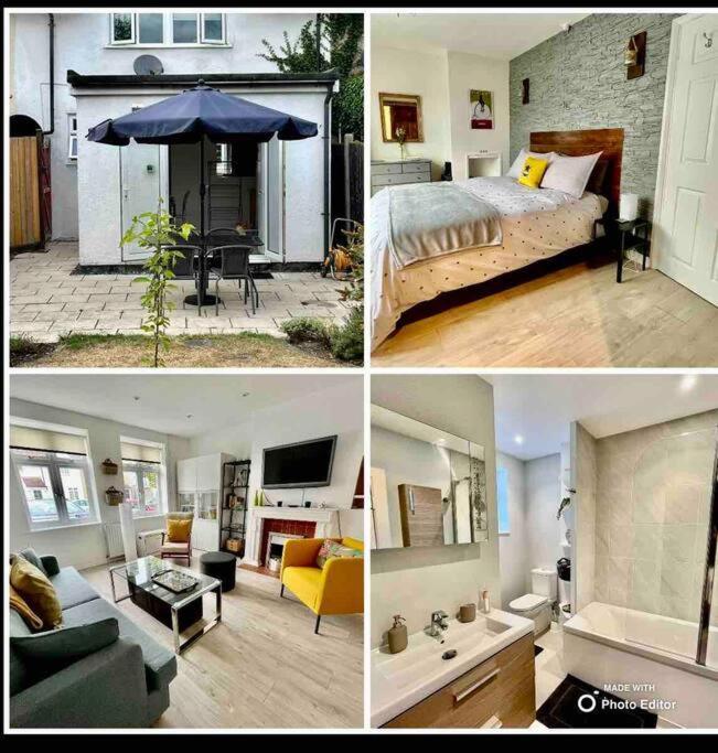 Entire 3 Bed House Weybridge Brooklands, London Villa Byfleet Exteriör bild